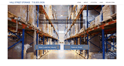 Desktop Screenshot of hallstreetstorage.com